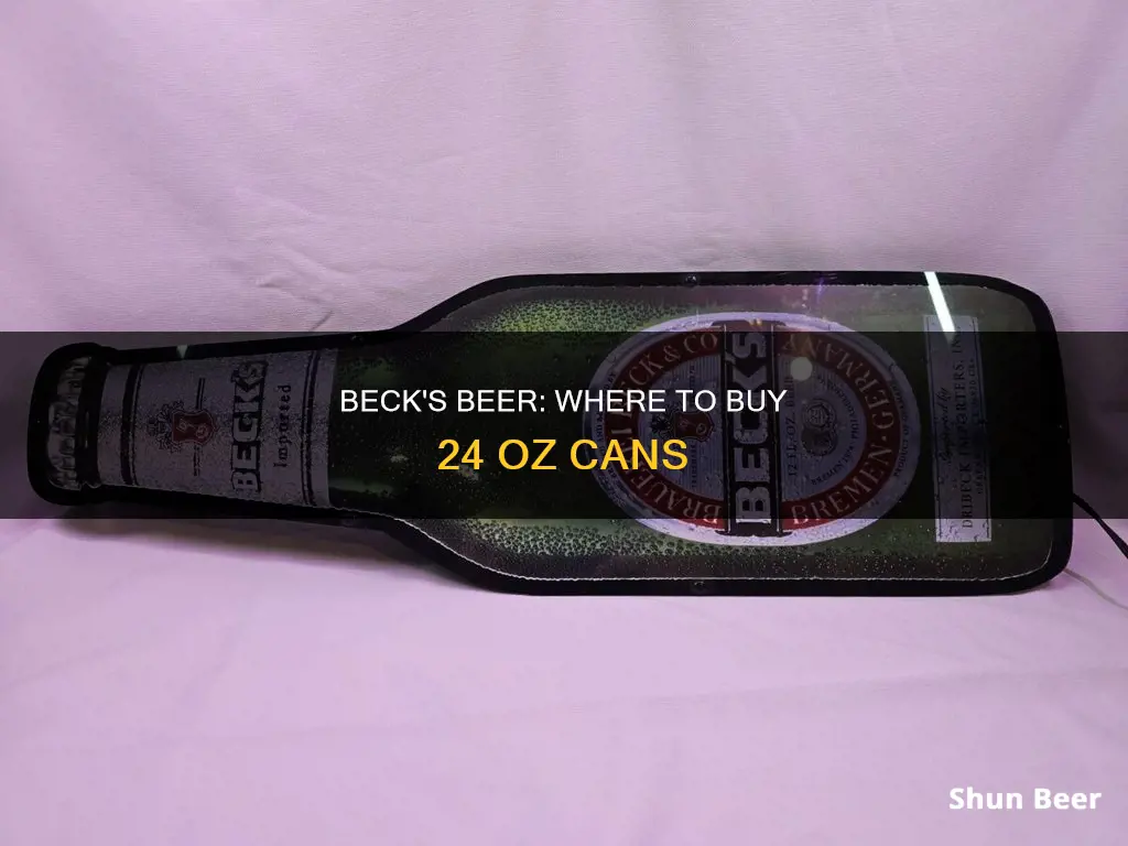 where to buy 24 oz becks beer in cans