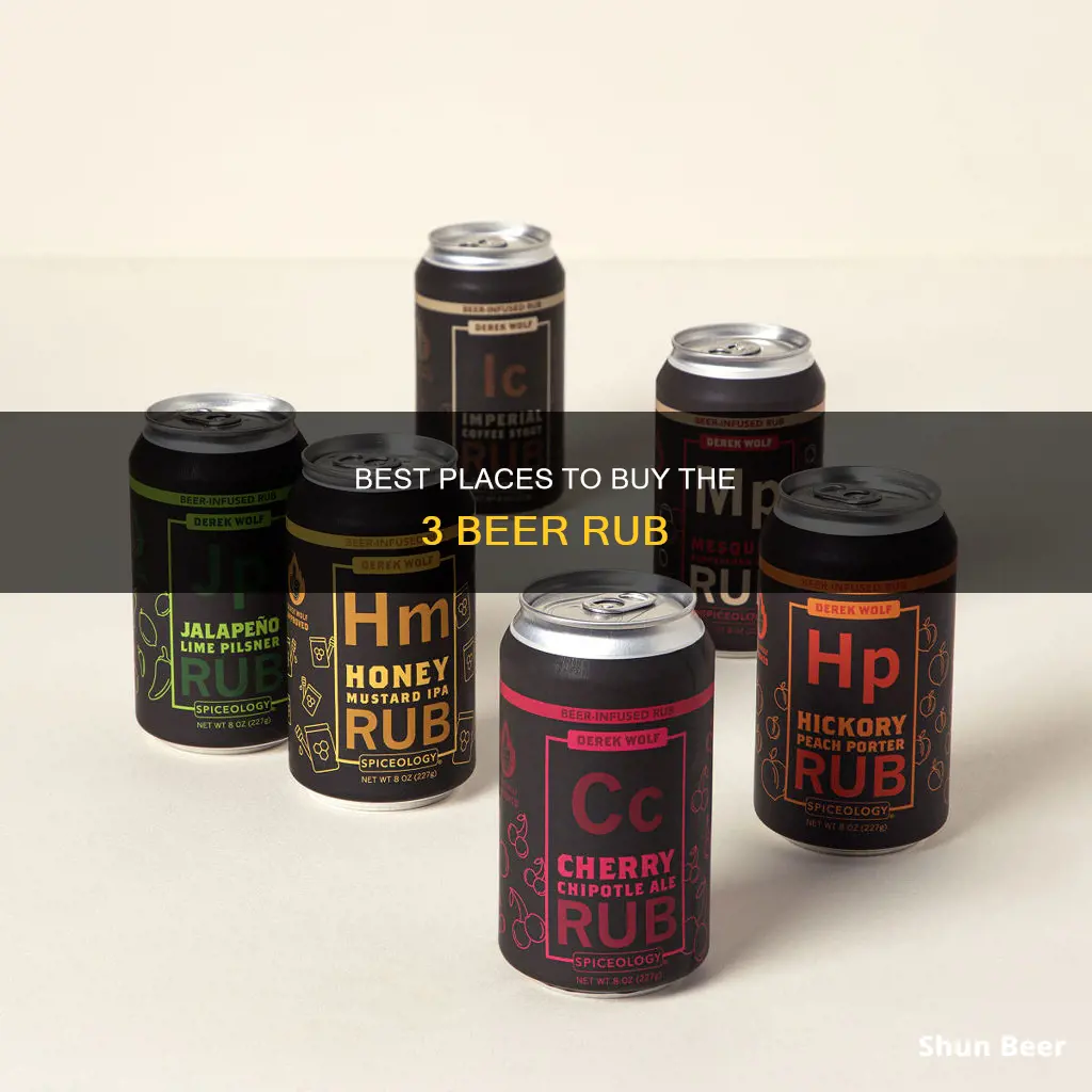 where to buy 3 beer rub