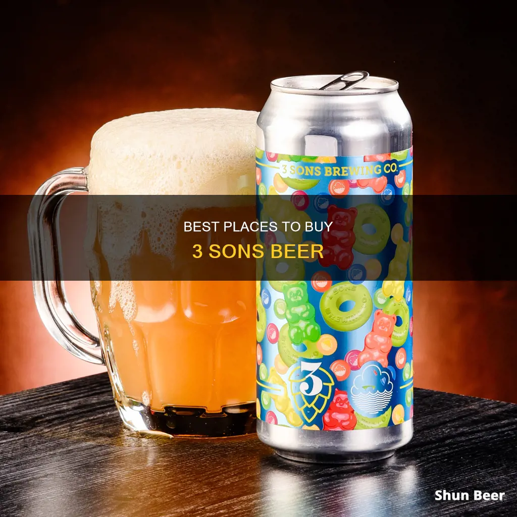 where to buy 3 sons beer