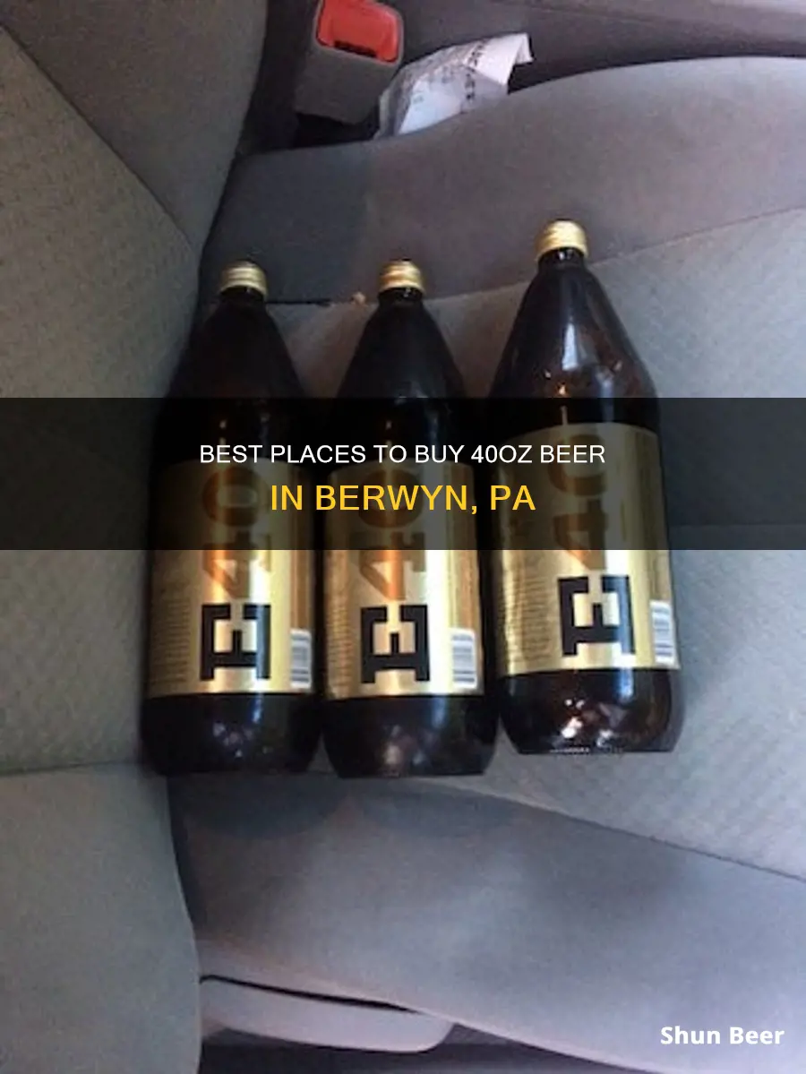 where to buy a 40oz beer in berwyn pa