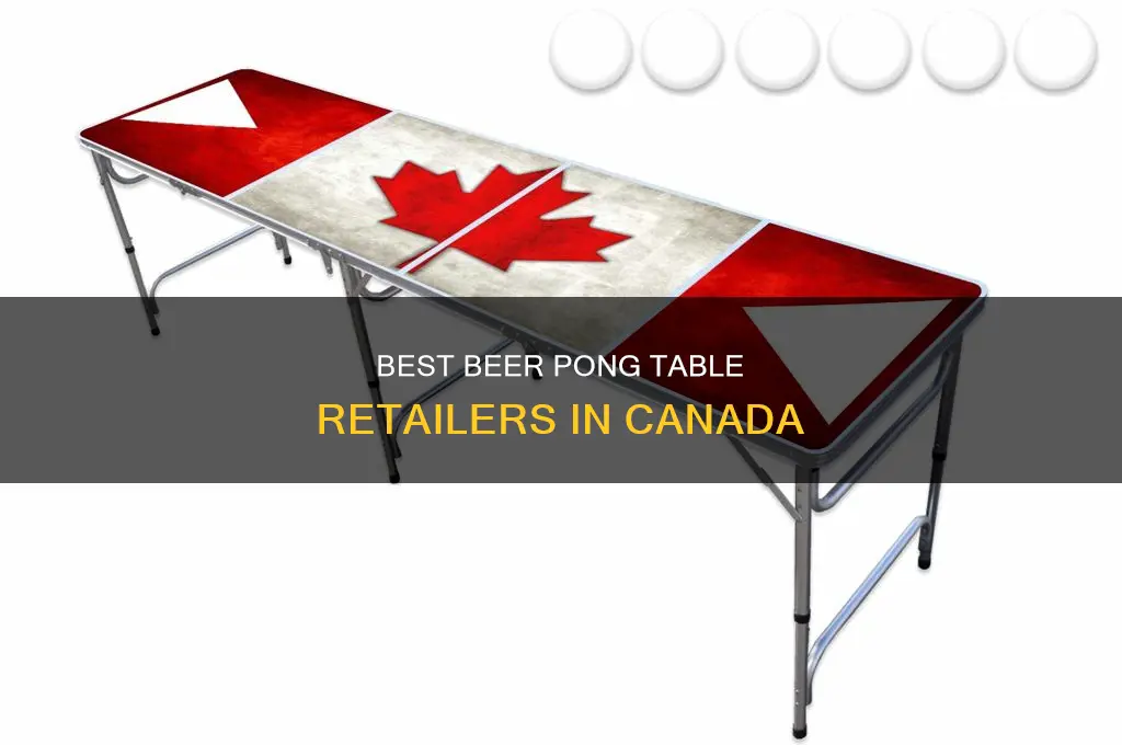 where to buy a beer pong table in canada