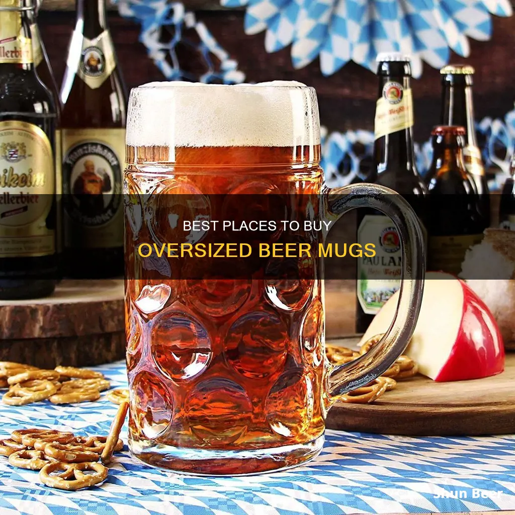 where to buy a big beer mug