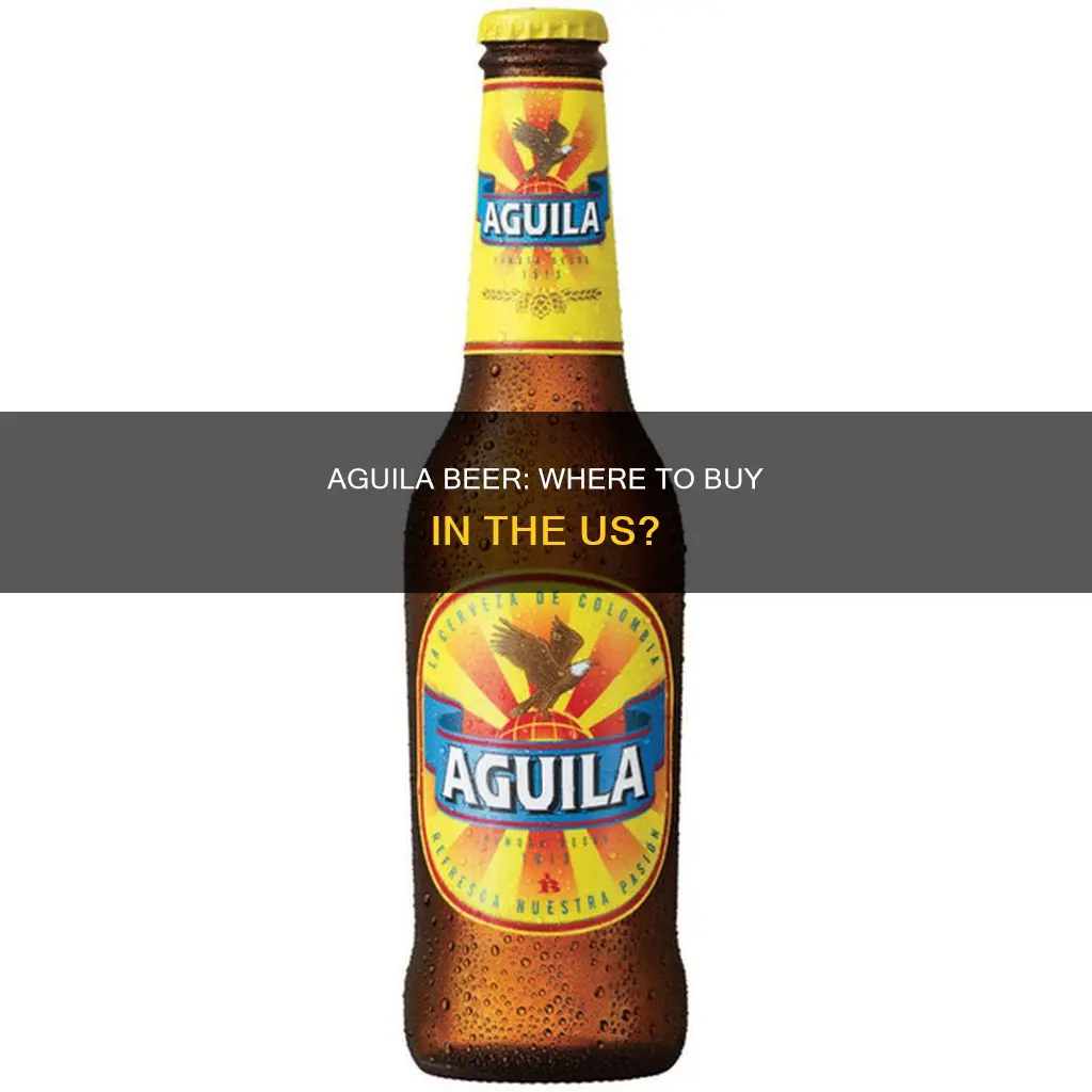 where to buy aguila beer in the us