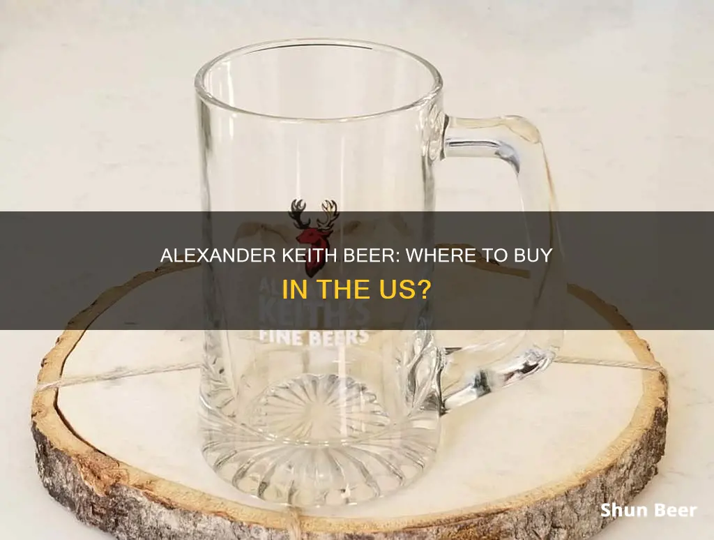 where to buy alexander keith beer in us