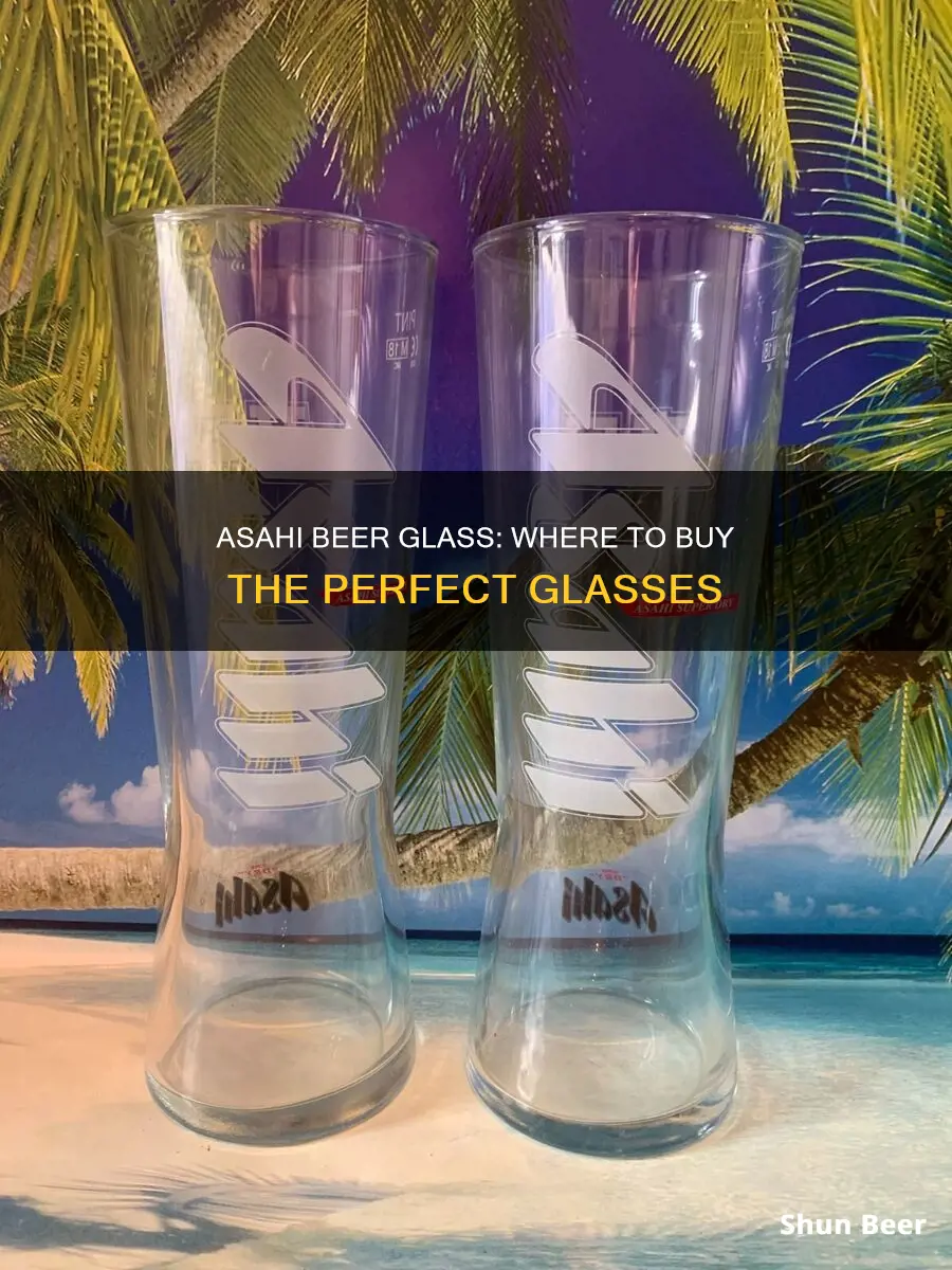 where to buy asahi beer glass