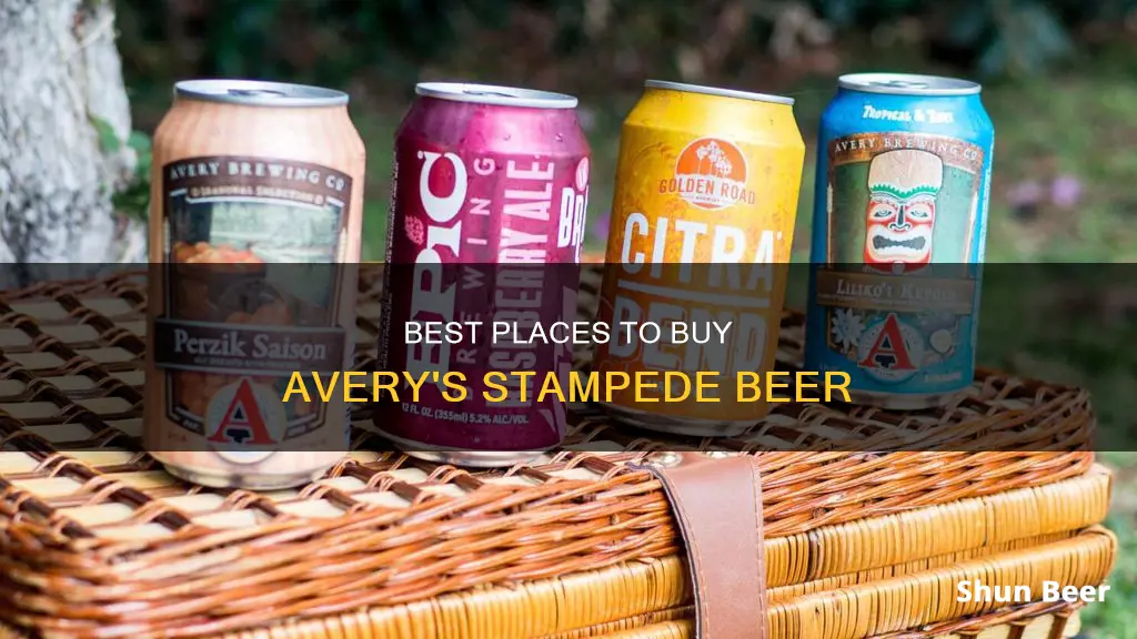 where to buy avery stampede beer