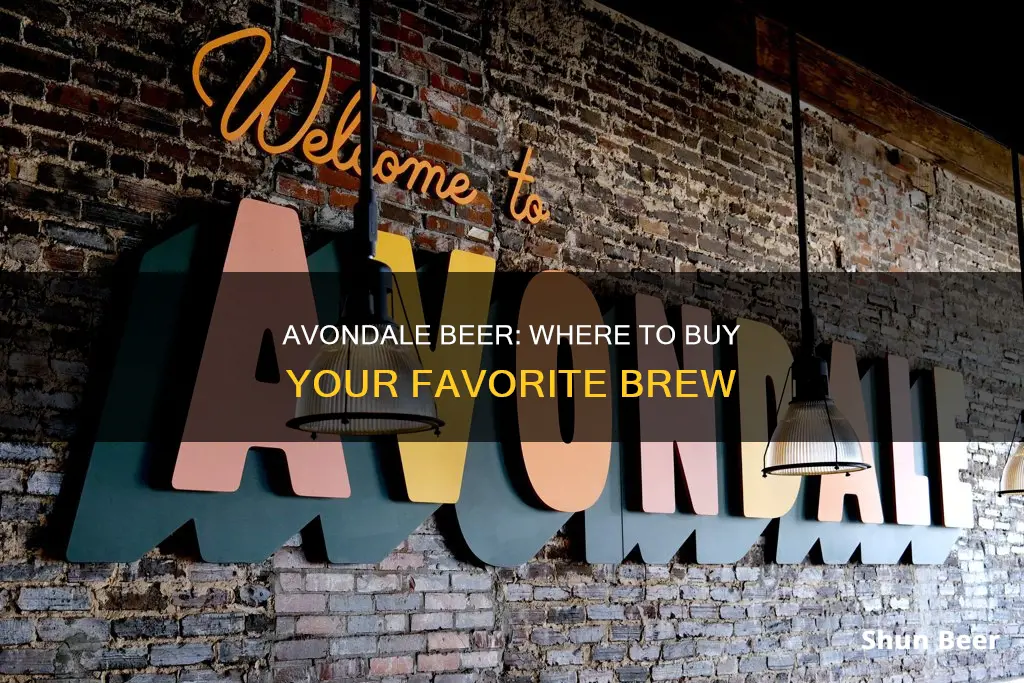 where to buy avondale beer