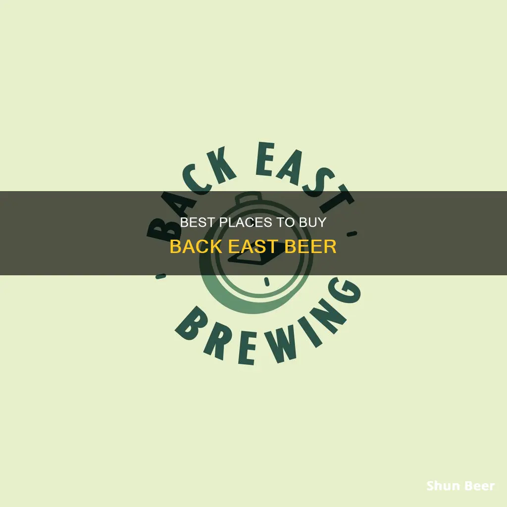 where to buy back east beer