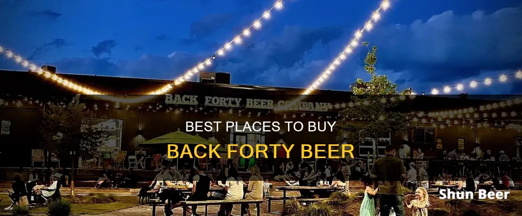 where to buy back forty beer