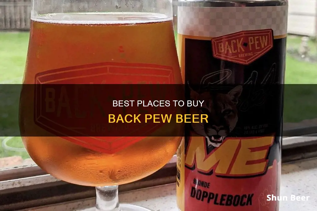 where to buy back pew beer