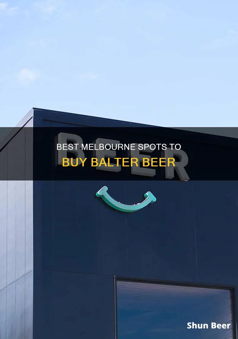 where to buy balter beer in melbourne