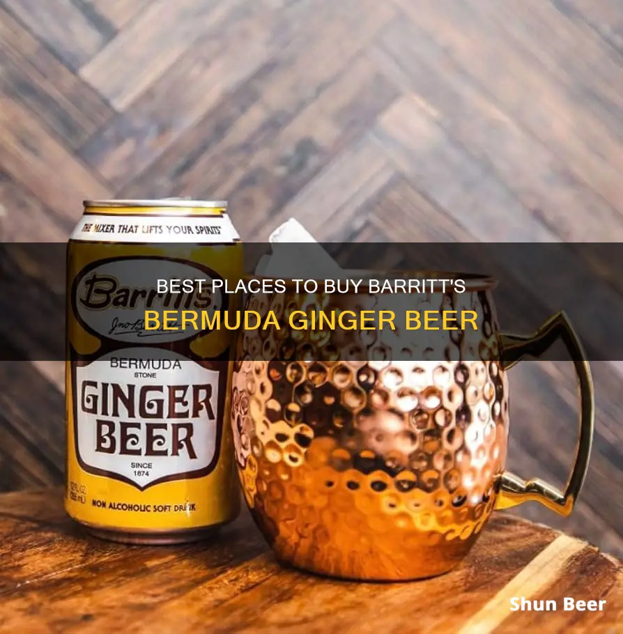 where to buy barritts bermuda ginger beer