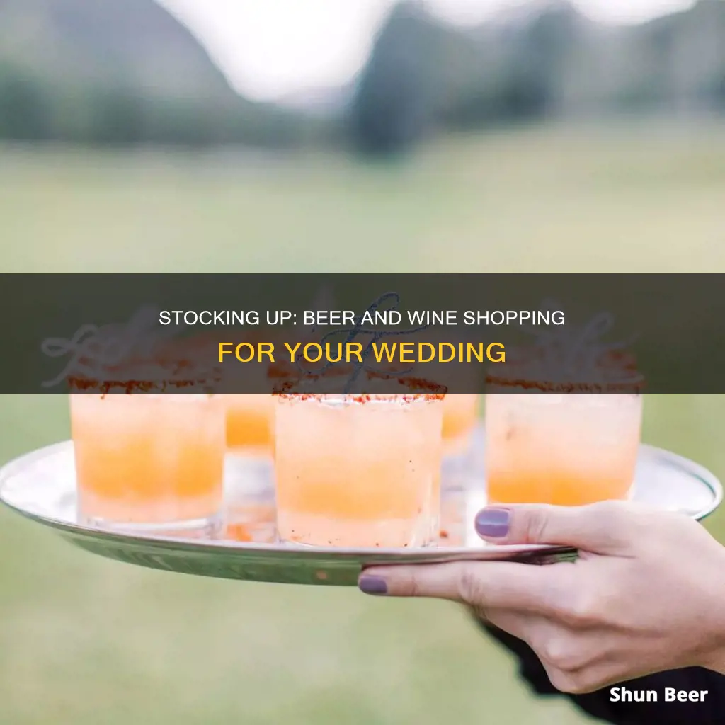 where to buy beer and wine for wedding