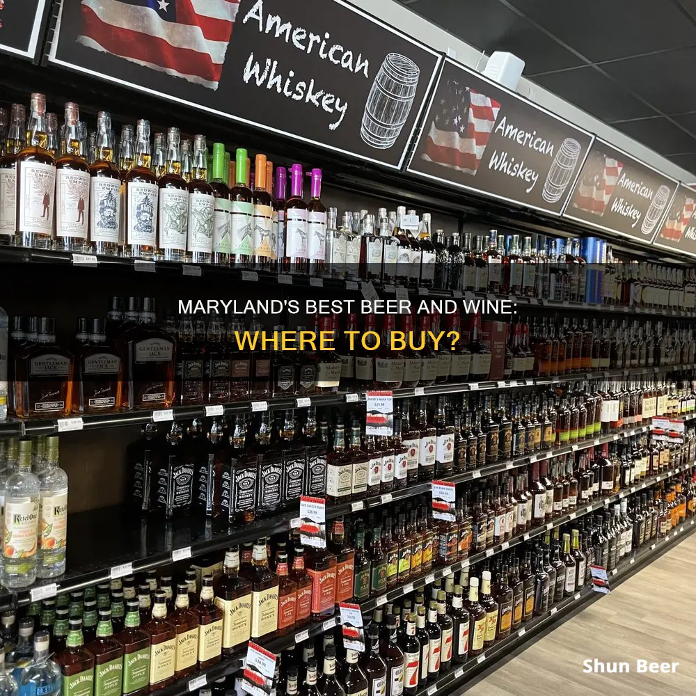 where to buy beer and wine in maryland