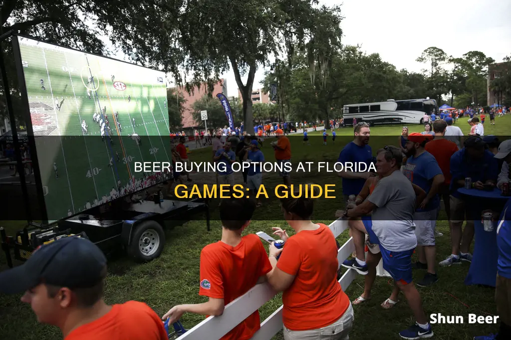 where to buy beer at florida games