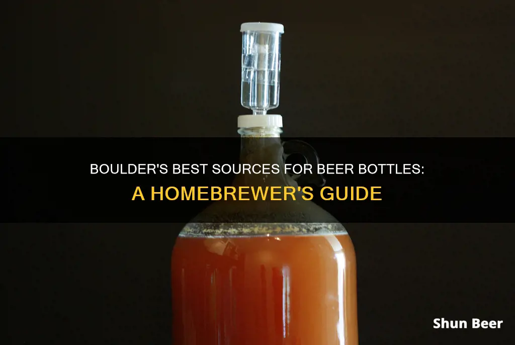 where to buy beer bottles for homebrewing in boulder