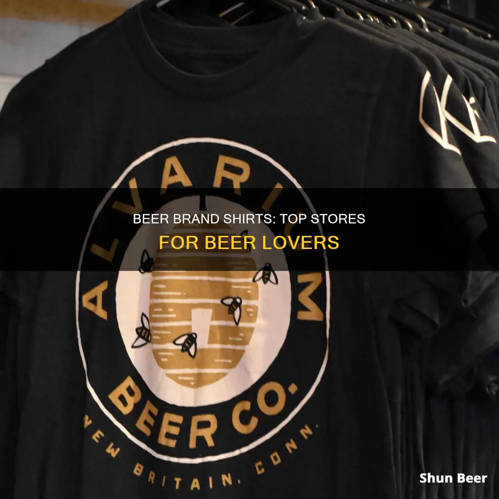 where to buy beer brand shirts