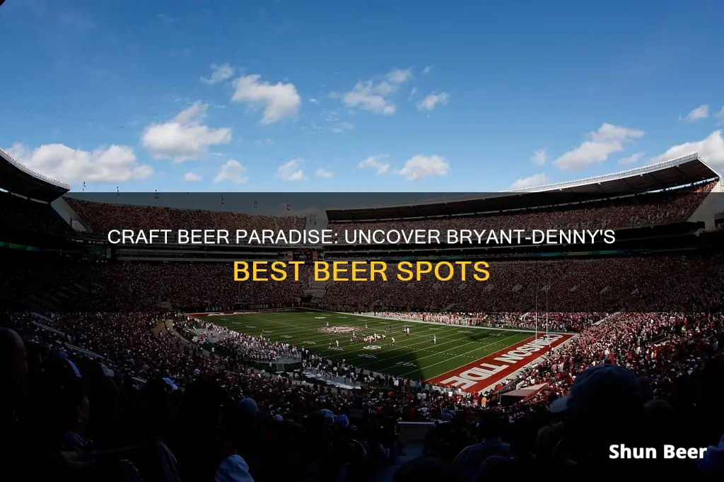 where to buy beer bryant denny stadium