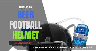 Cheers to the Game: Find Your Beer-Themed Football Helmet!