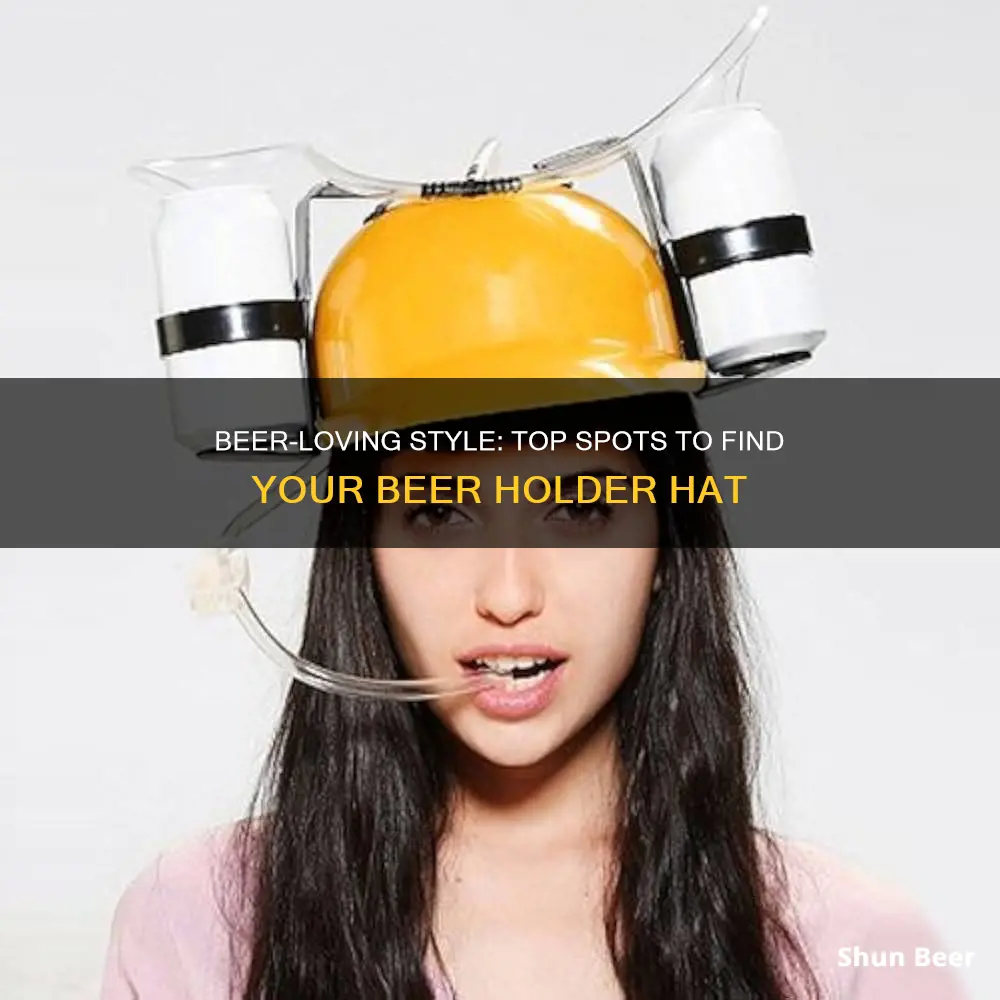 where to buy beer holder hat