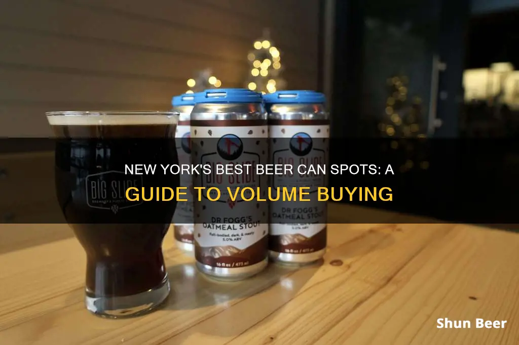 where to buy beer in cans volume new york area