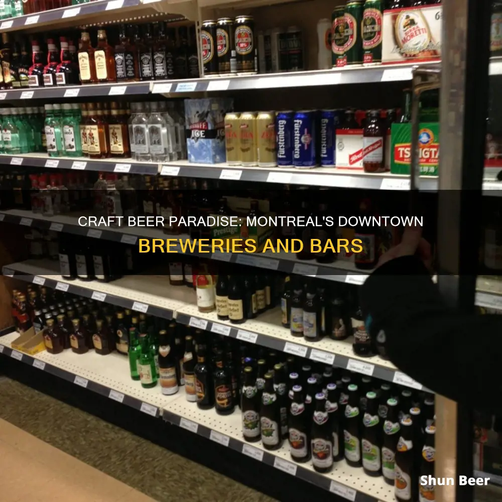 where to buy beer in downtown montreal