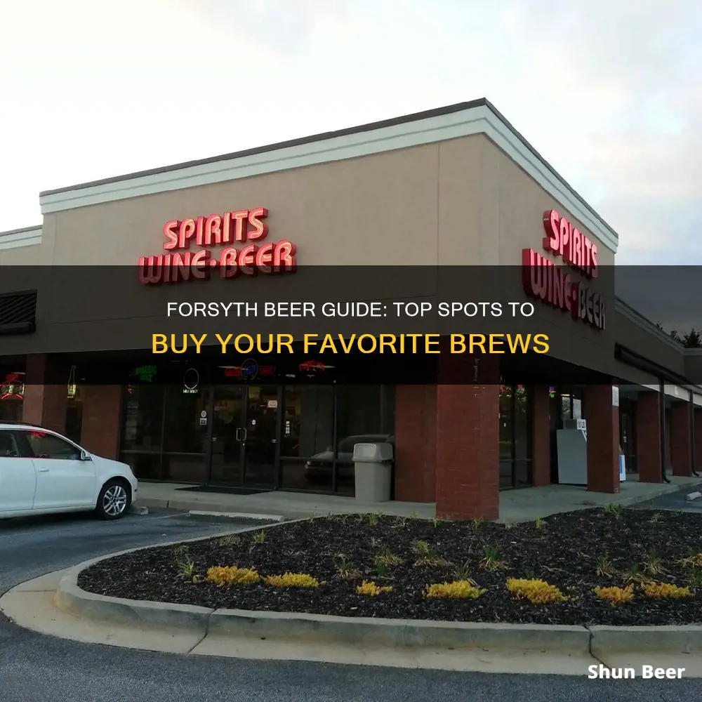 where to buy beer in forsyth ga