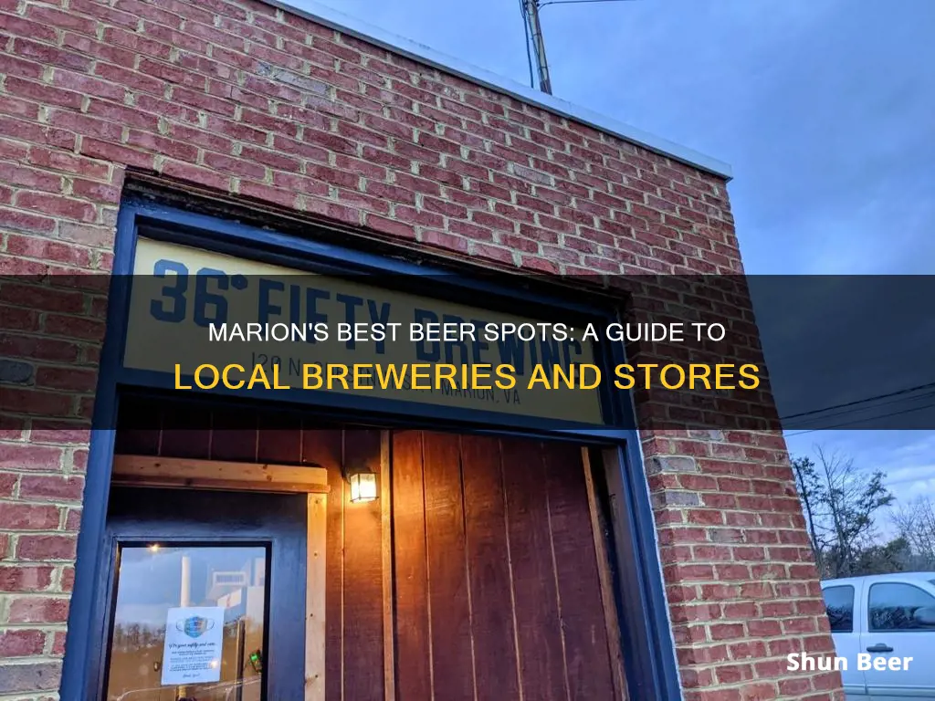 where to buy beer in marion va