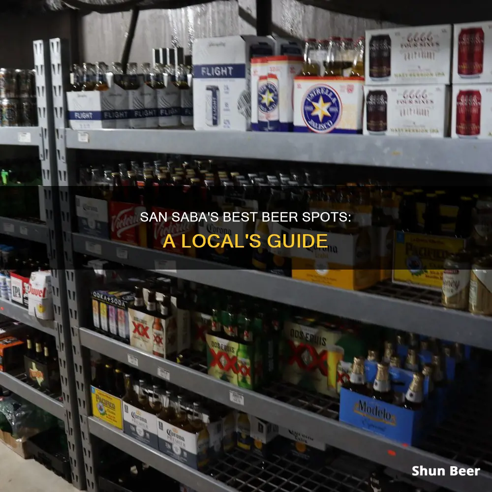 where to buy beer in san saba tx