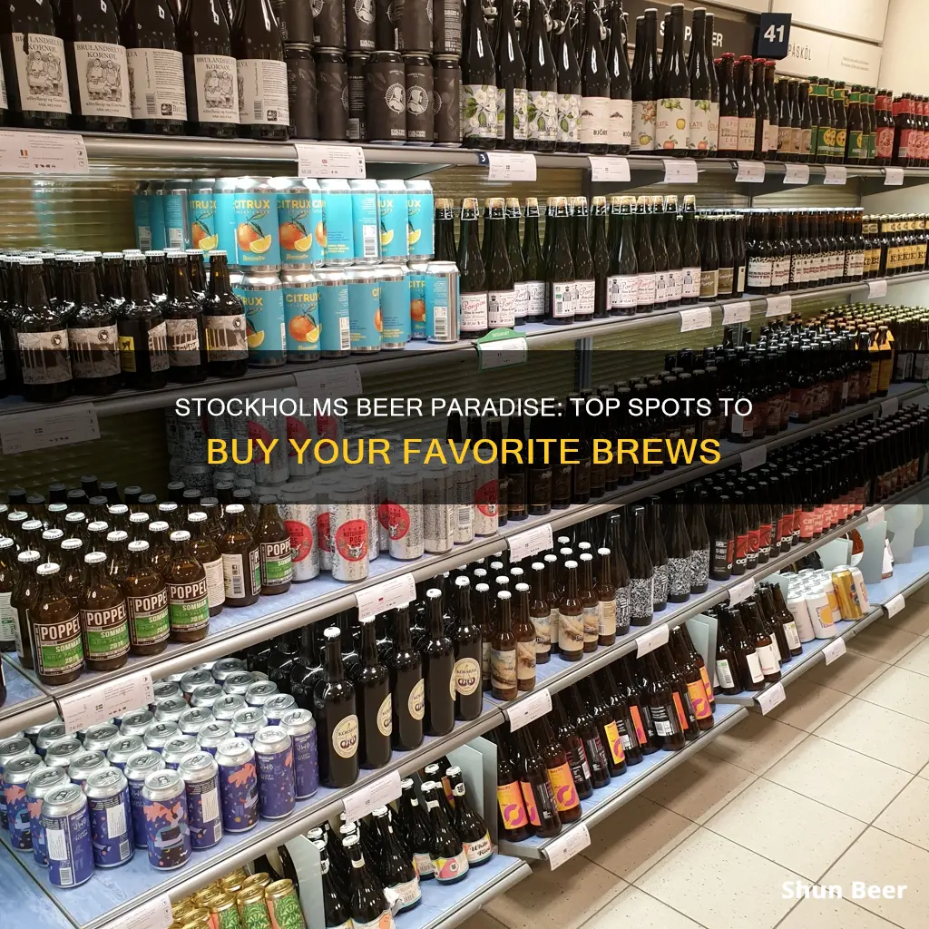 where to buy beer in stockholm