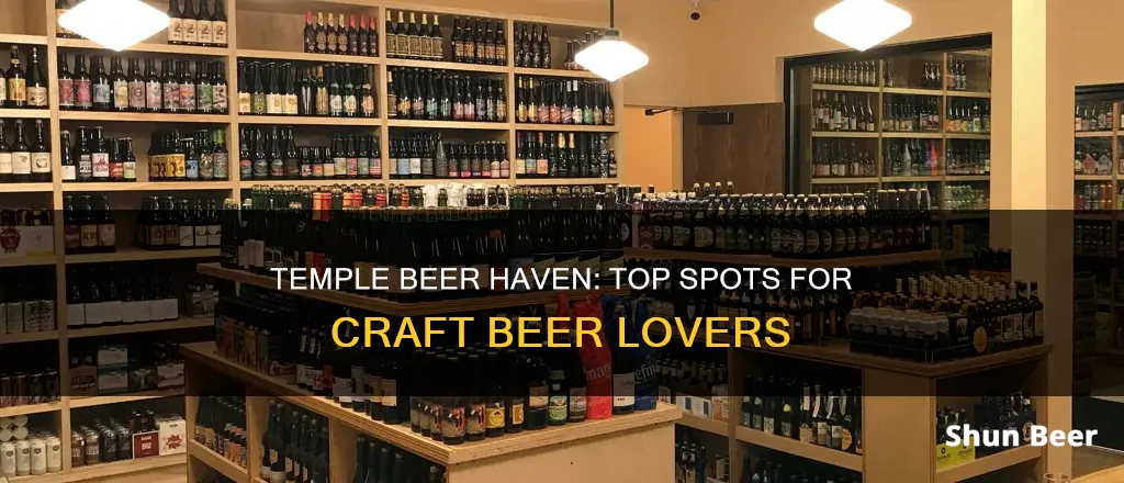 where to buy beer in temple