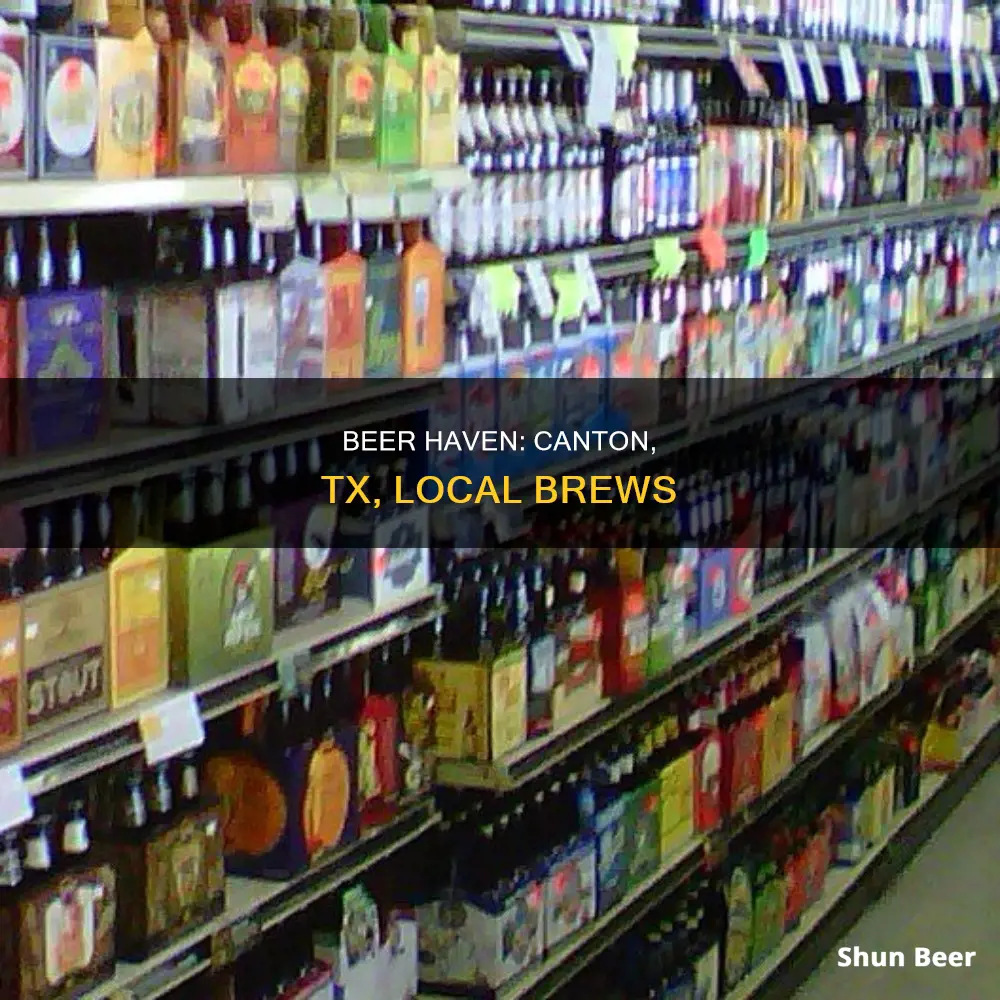 where to buy beer near canton tx