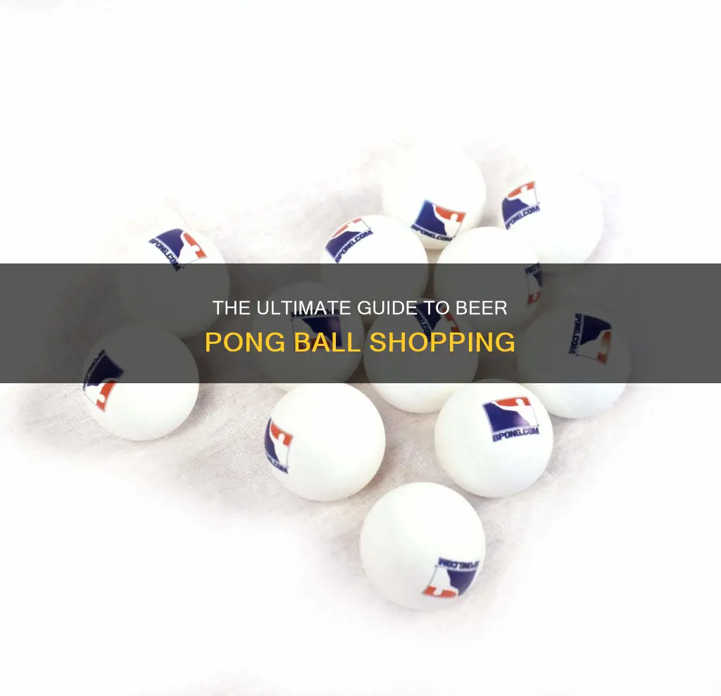 where to buy beer pong balls