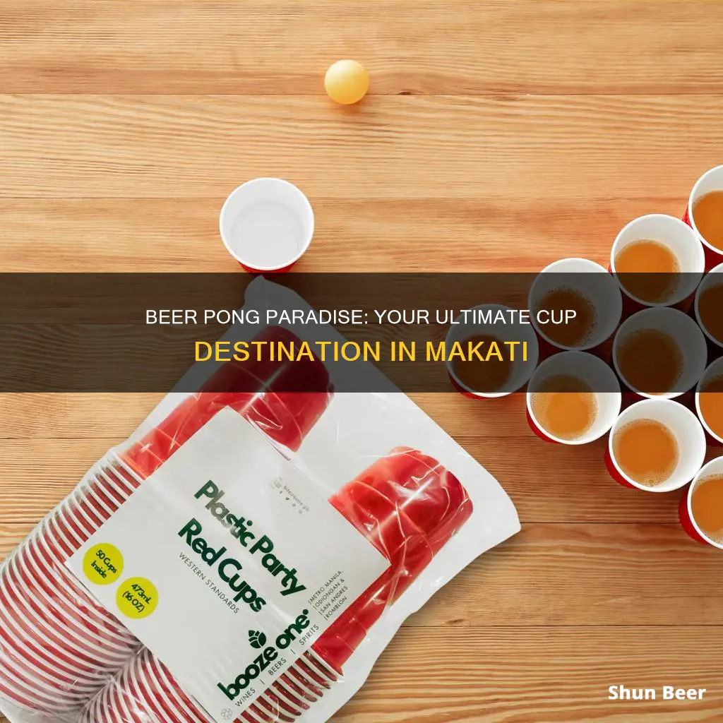 where to buy beer pong cups in makati