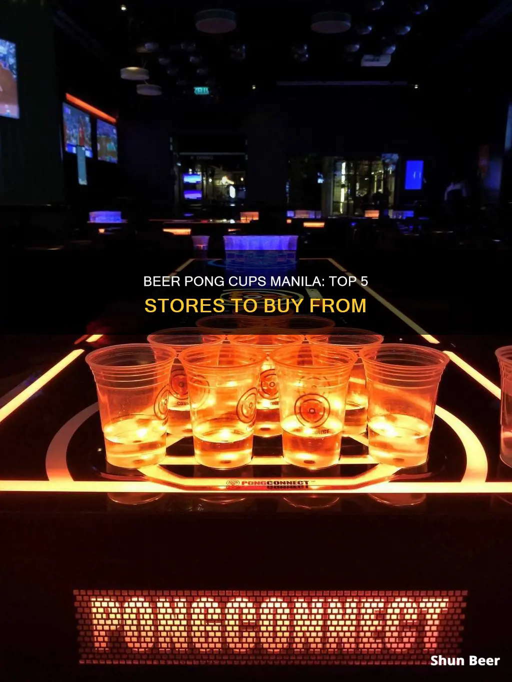 where to buy beer pong cups in manila