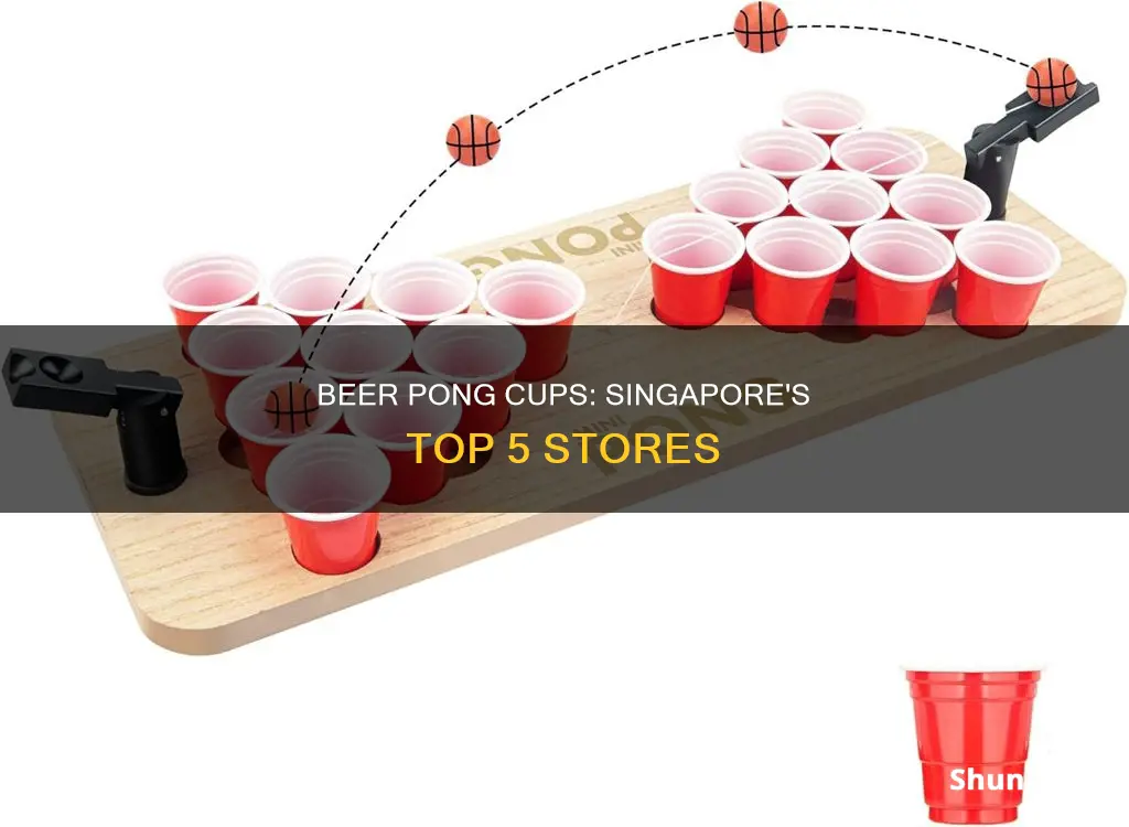 where to buy beer pong cups in singapore