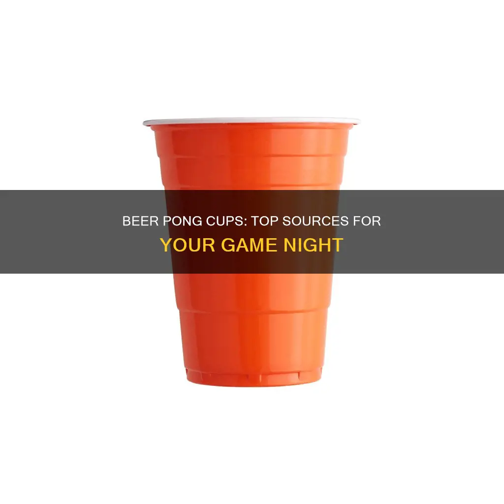 where to buy beer pong cups