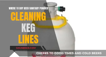 Sanitary Solutions: Cleaning Keg Lines and Buying Beer Powder