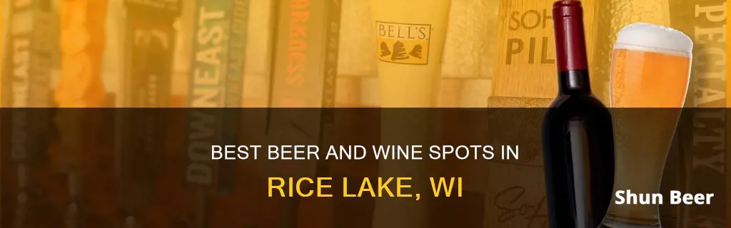 where to buy beer wine in rice lake wi