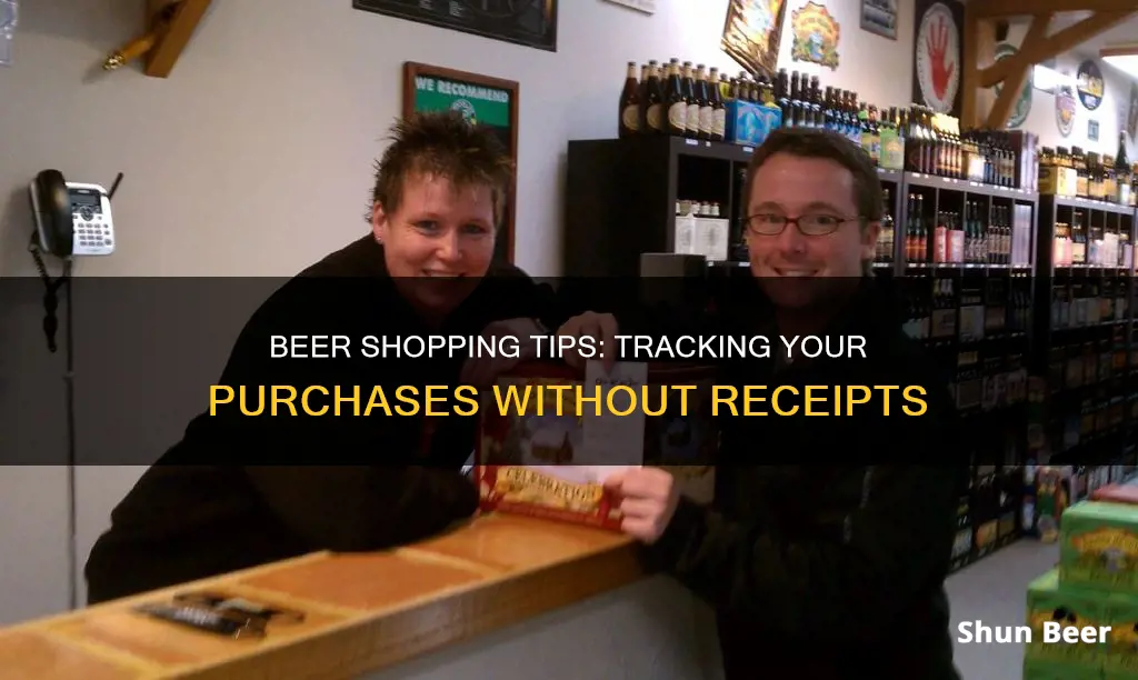 where to buy beer without an itemized receipt