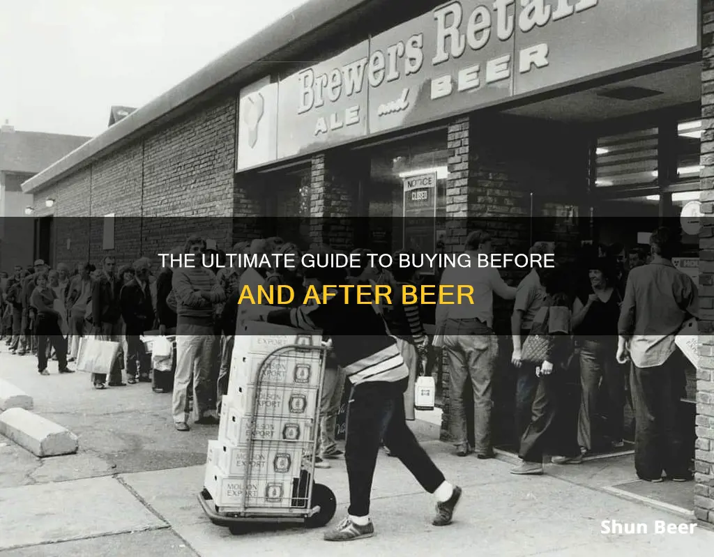 where to buy before and after beer