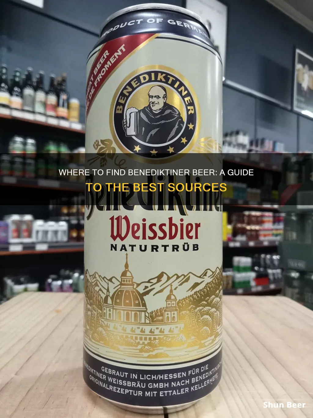 where to buy benediktiner beer