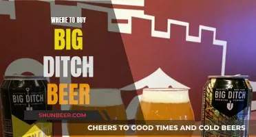 Where to Find Big Ditch Beer: A Comprehensive Guide