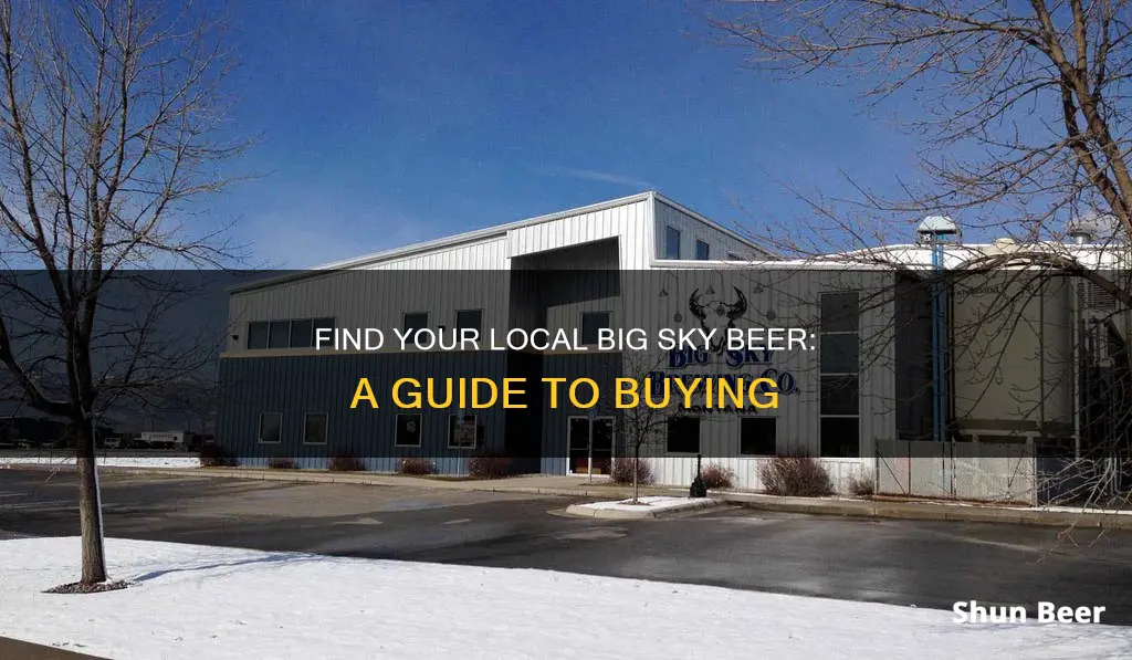 where to buy big sky beer