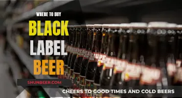 Uncover the Secrets: Black Label Beer's Hidden Purchase Spots