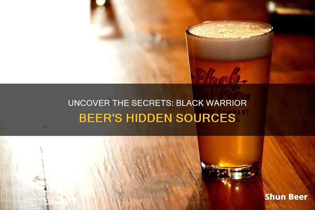 where to buy black warrior beer