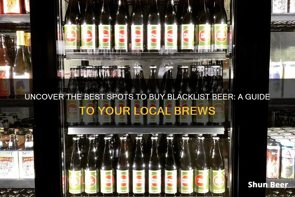 where to buy blacklist beer