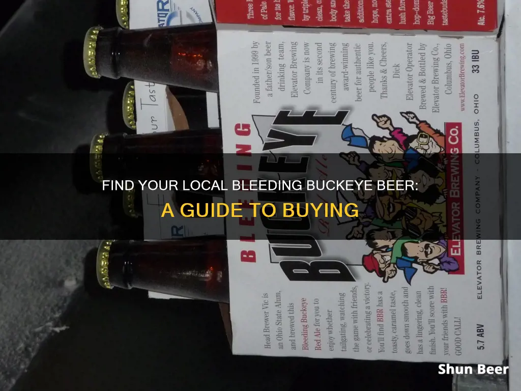 where to buy bleeding buckeye beer