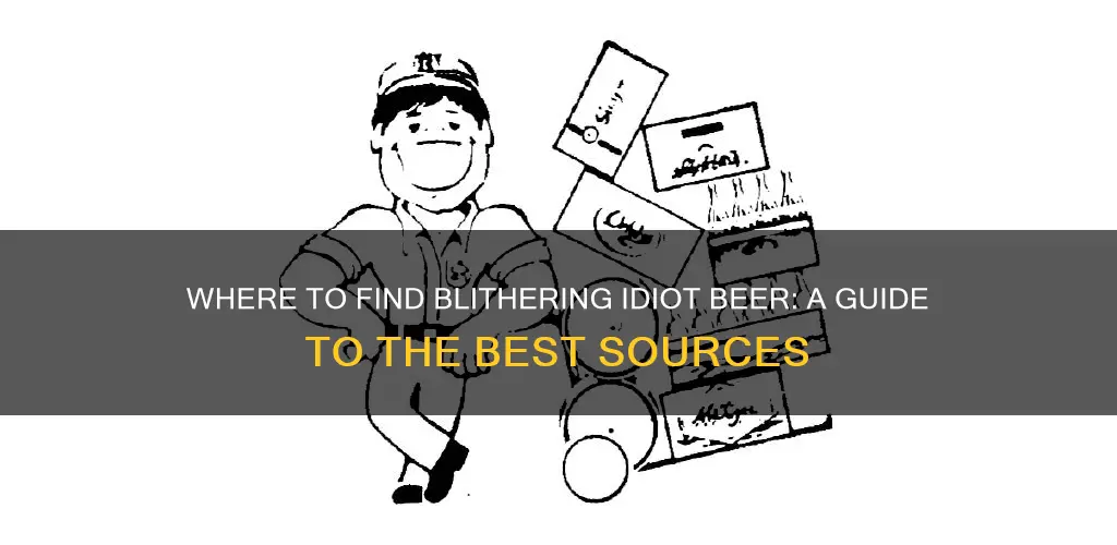 where to buy blithering idiot beer