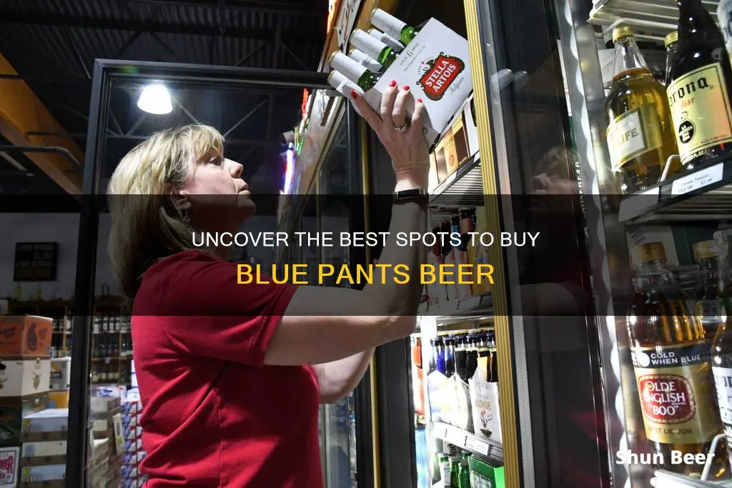 where to buy blue pants beer